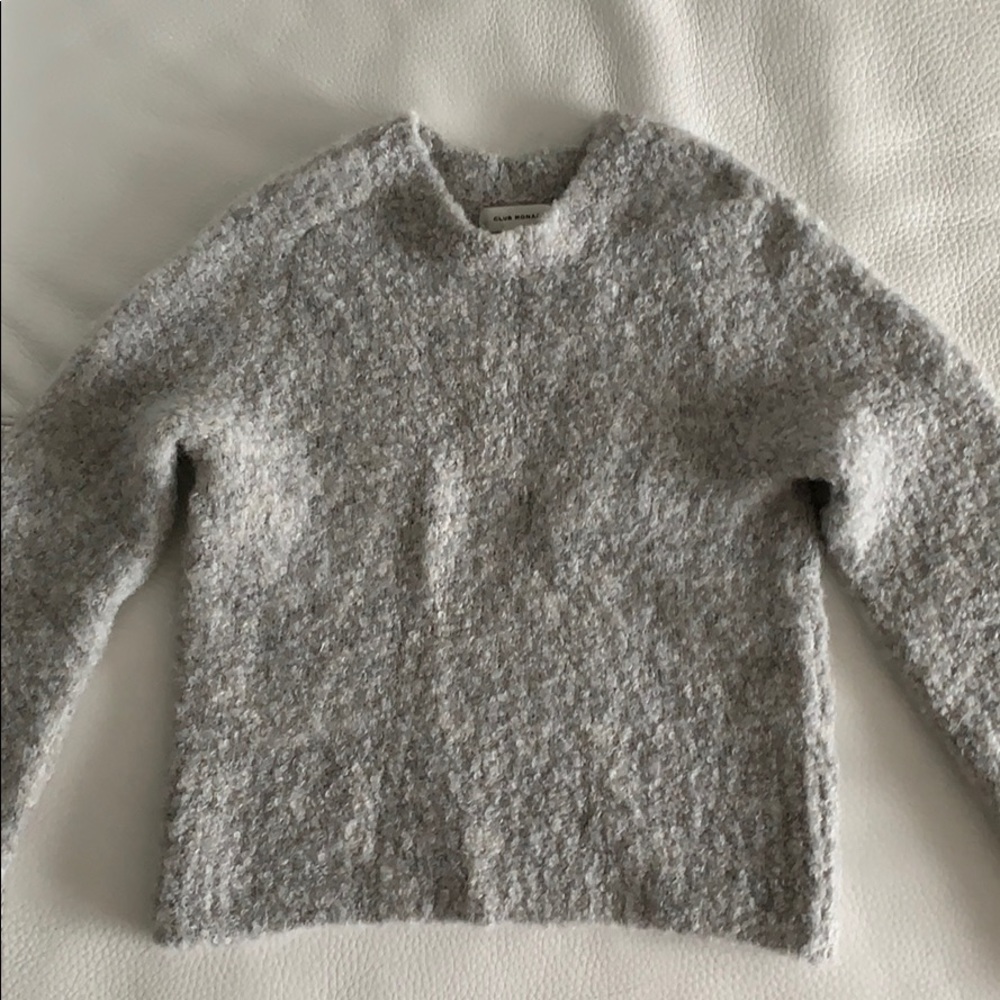 Club Monaco Boucle Crewneck Sweater